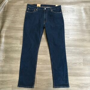 Levis 511 Slim Fit Jeans Mens 38x32 Dark Indigo Blue Stretch Denim 045113329